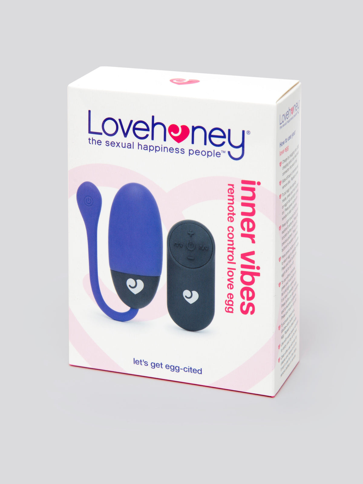 Lovehoney Rechargeable Remote Control Love Egg, Purple