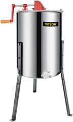 happybuy manual honey extractor separator 4 frame stainless steel honeycomb drum spinner crank beekeeping equipment apiary centrifuge equipment