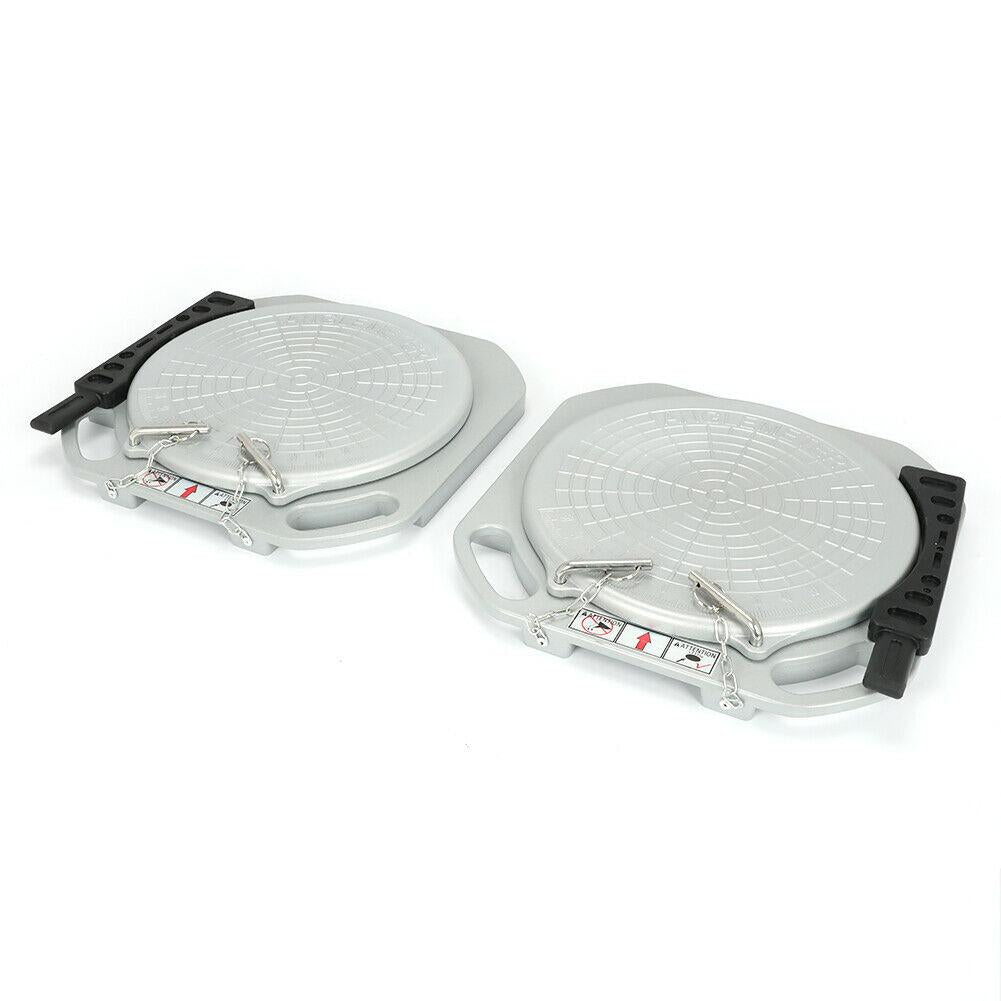 One Pair Durable Car Front End Wheel Alignment Turntable Turn Plates Tools