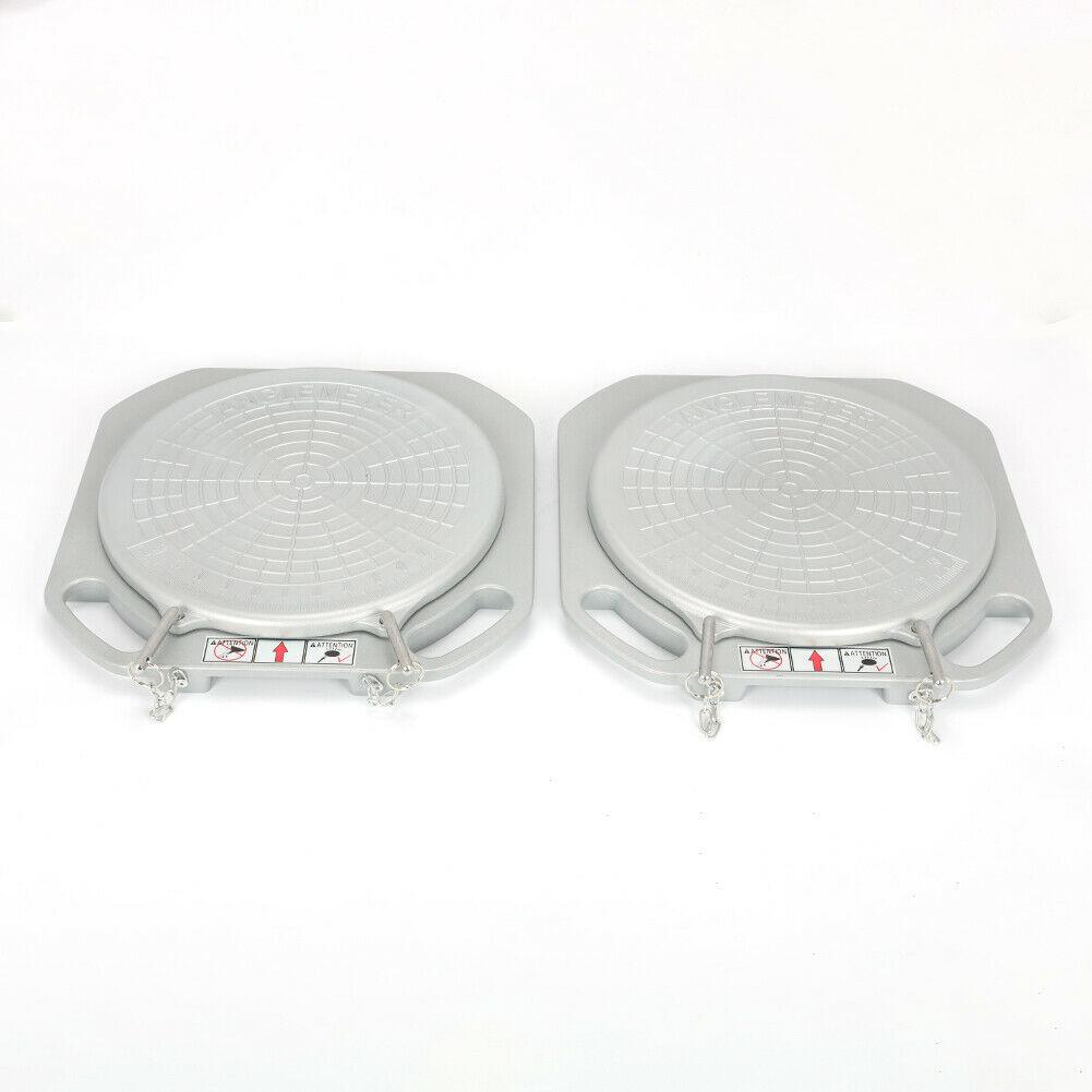 One Pair Durable Car Front End Wheel Alignment Turntable Turn Plates Tools