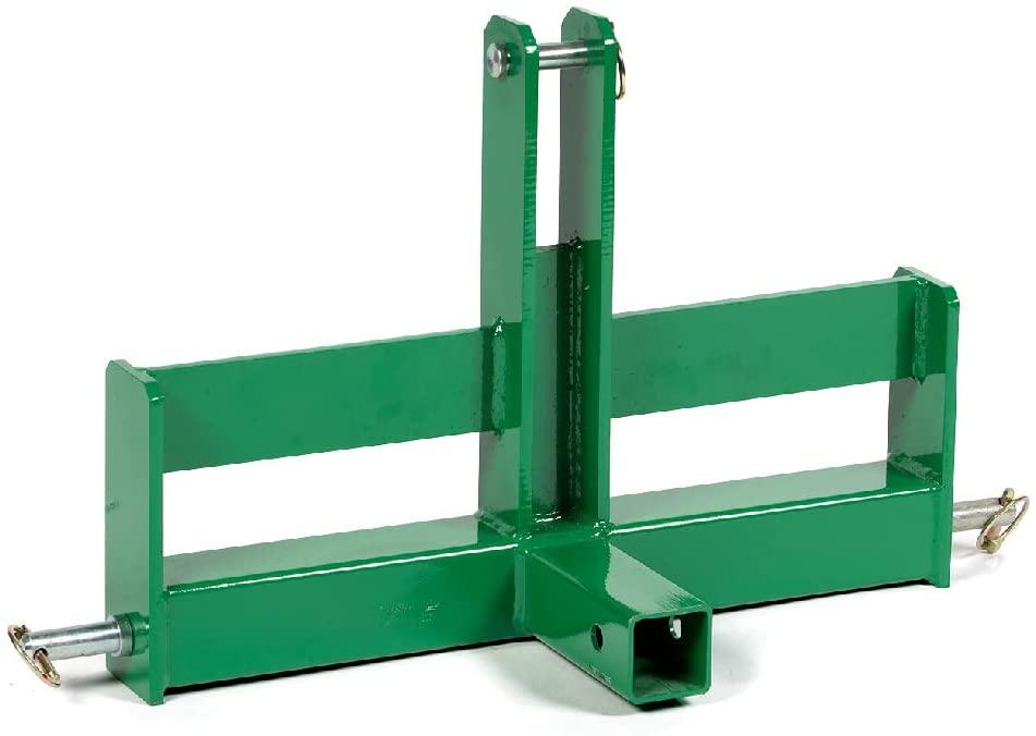 titan tractor drawbar with suitcase weight brackets | 2" receiver | cat 1 3-pt