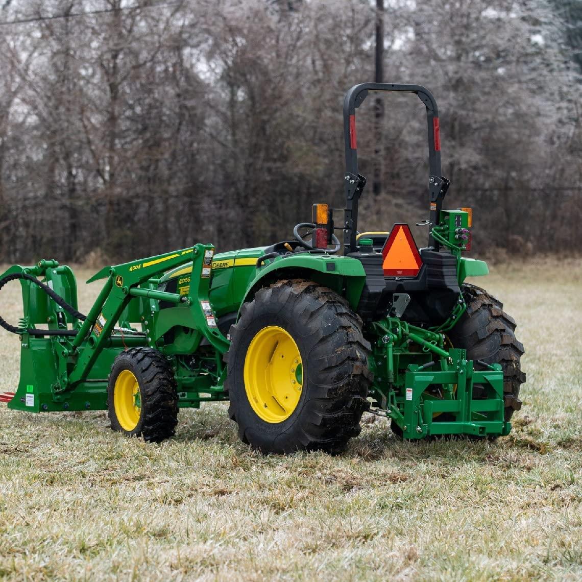 titan tractor drawbar with suitcase weight brackets | 2" receiver | cat 1 3-pt