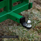 titan tractor drawbar with suitcase weight brackets | 2" receiver | cat 1 3-pt