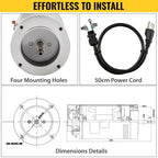 vevor pool pump motor electric motor 1 hp 115/230v swimming pool motor 3467 rpm