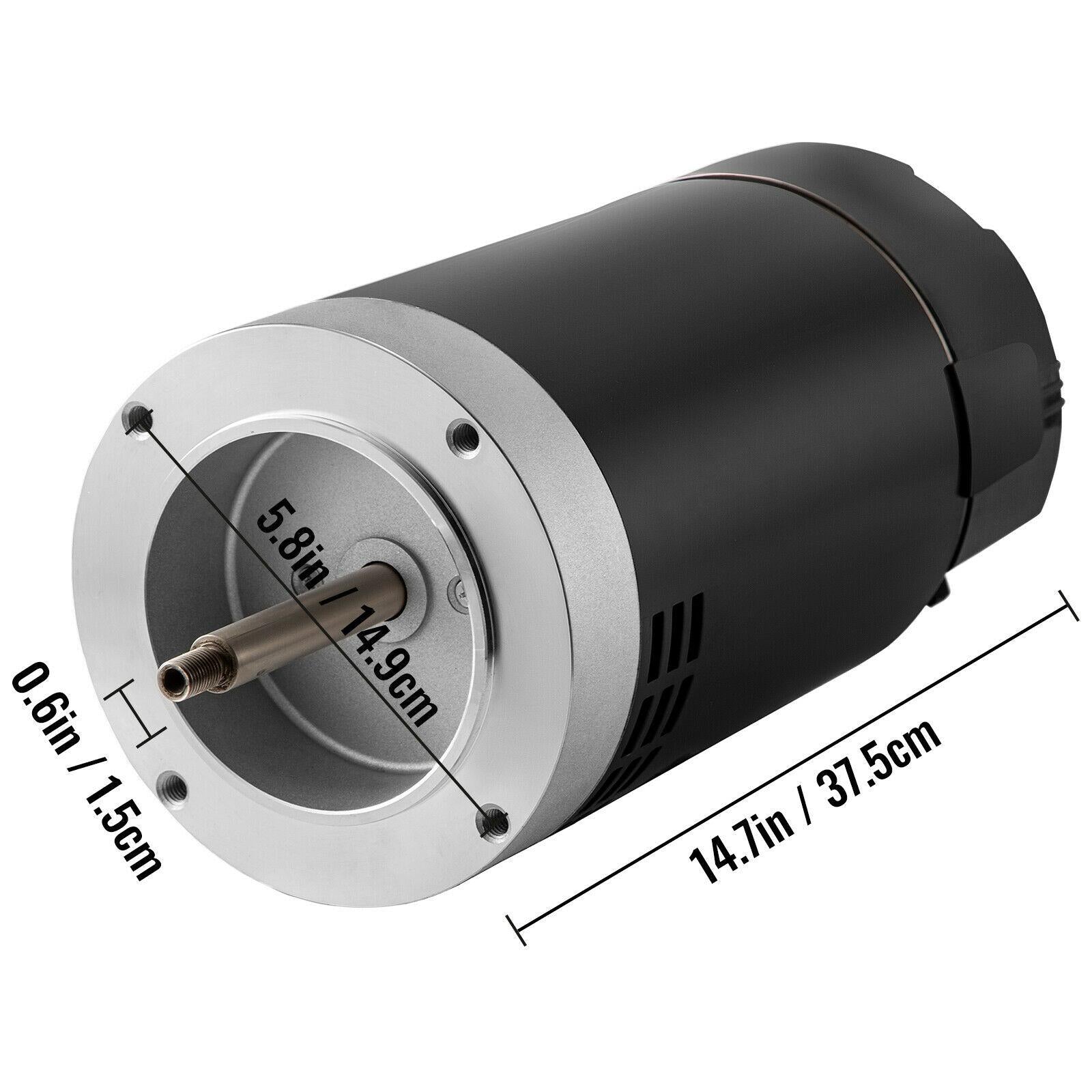 vevor pool pump motor electric motor 1 hp 115/230v swimming pool motor 3467 rpm