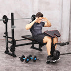Multifunctional Strength Training Fitness Equipment Weightlifting Bed Set