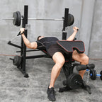 Multifunctional Strength Training Fitness Equipment Weightlifting Bed Set