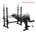 Multifunctional Strength Training Fitness Equipment Weightlifting Bed Set