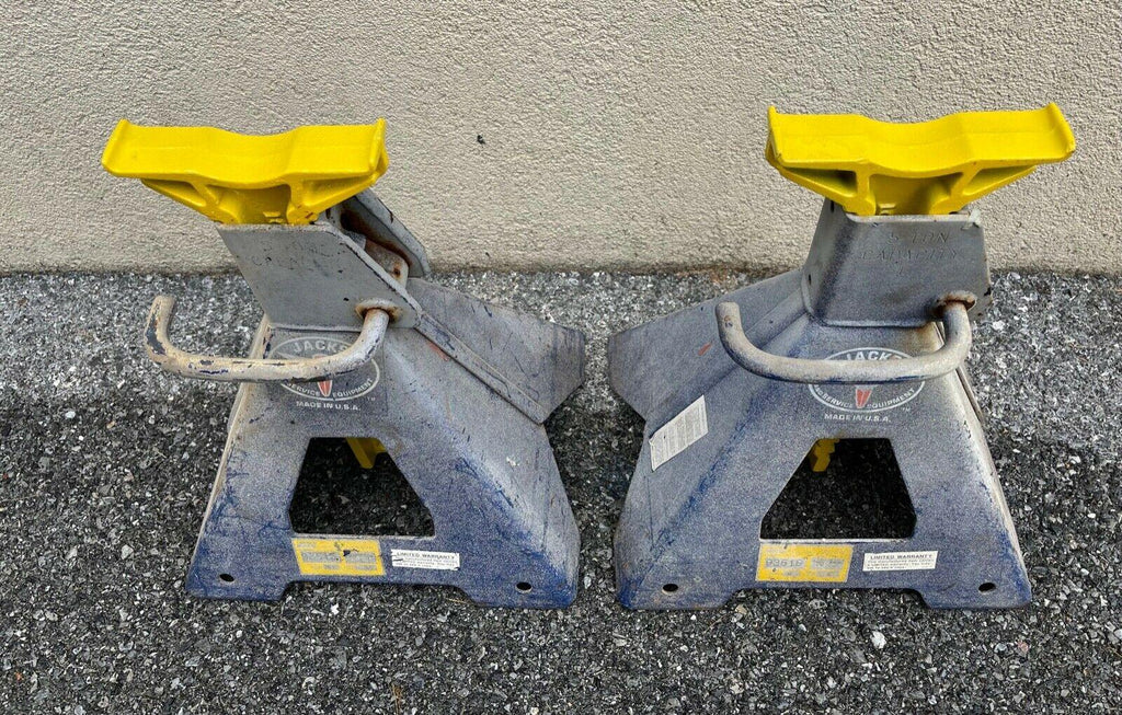 LINCOLN St. Louis  5 TON Automotive JACK STANDS Model 93516 Series B USA