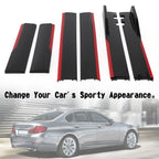 78.7" Universal Side Skirt Extensions Rocker Panel Splitters Lip Polypropylene Fit LEXUS ES300h ES330 ES350 CT LC LS LX Generic