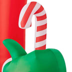 12.5 ft by 12 ft Santa Archway Holiday Inflatable