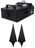 American DJ VF1600 Mobile DMX Fog Machine W/ Wired &amp; Wireless Remotes+(2) Scrims
