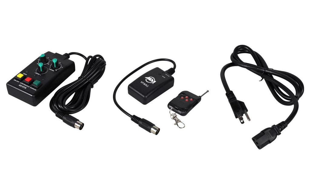 American DJ VF1600 Mobile DMX Fog Machine W/ Wired &amp; Wireless Remotes+(2) Scrims