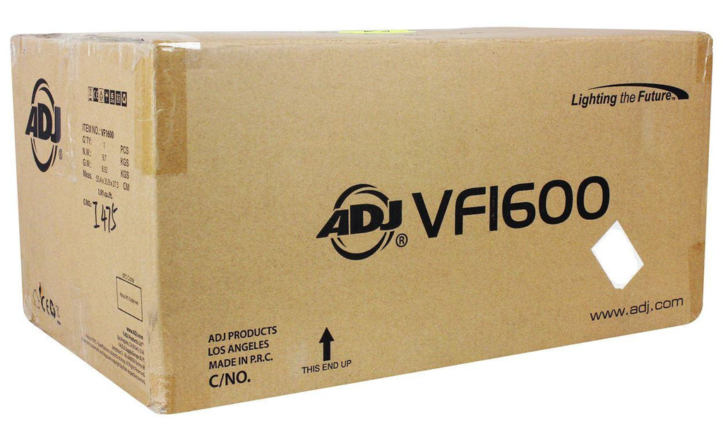 American DJ VF1600 Mobile DMX Fog Machine W/ Wired &amp; Wireless Remotes+(2) Scrims