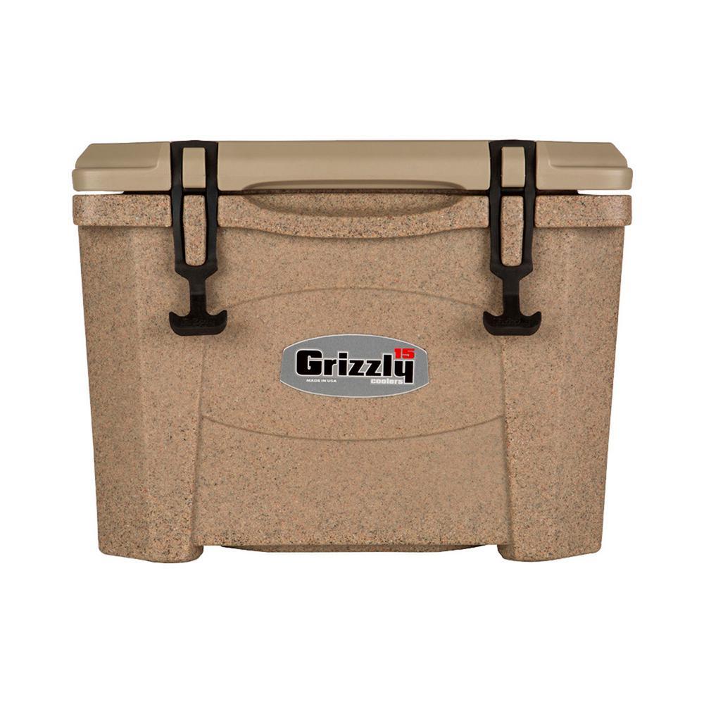15 qt. Grizzly RotoMolded Cooler Sandstone