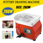 new 280w pottery wheel ceramic drawing machine school ceramic tool foot pedal