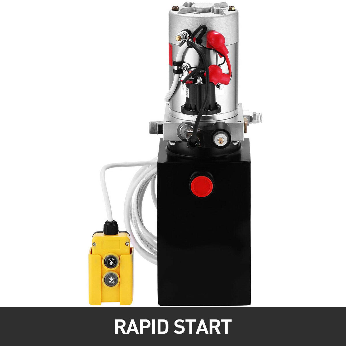 8 Quart Single Acting Hydraulic Pump Dump Trailer Unloading Control Kit Iron