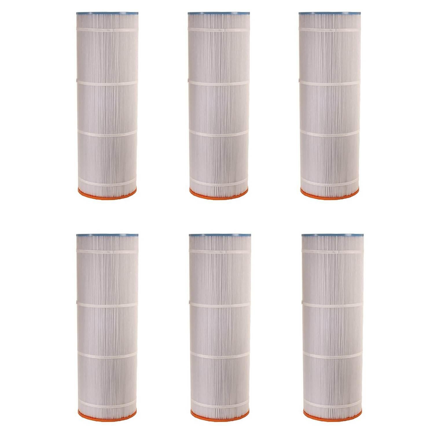 unicel 102 square feet sta-rite flo replacement pool filter cartridge (6 pack)