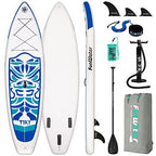 FunWater Inflatable 106×33"×6" Ultra-Light (17.6lbs) SUP for All Skill Levels Everything Included with Stand Up Paddle Board, Ad