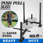 Fitness Sled Red Training Sled 21Inch Speed Training Sled for Athletic Exercise and Speed Improvement (Black HRRK09A)