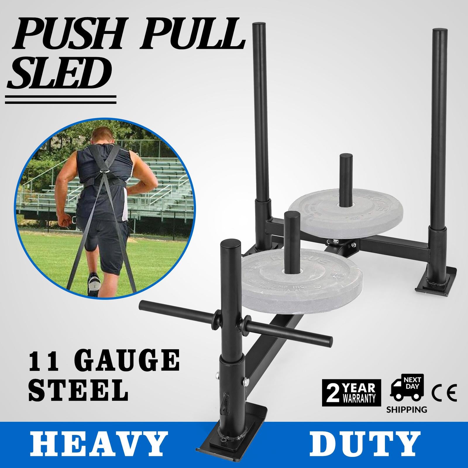 Fitness Sled Red Training Sled 21Inch Speed Training Sled for Athletic Exercise and Speed Improvement (Black HRRK09A)