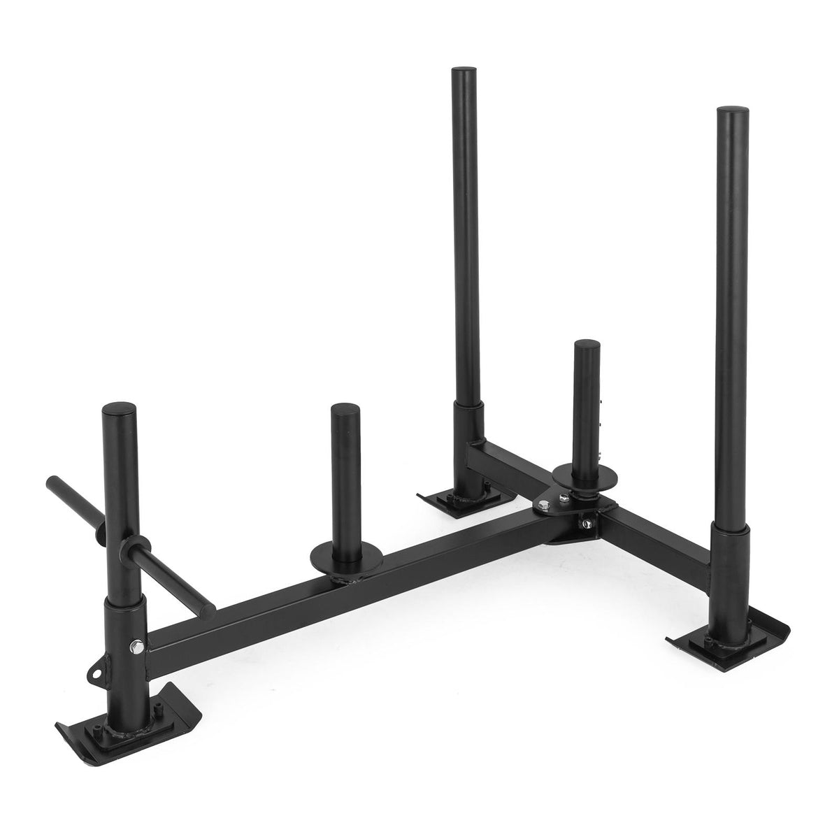 Fitness Sled Red Training Sled 21Inch Speed Training Sled for Athletic Exercise and Speed Improvement (Black HRRK09A)