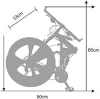 Bike Mountain 20/24/26 inch Adult Foldable Front and Rear Double disc Brakes Double Shock Absorber Commuting Comfortable