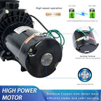 1.5 hp swimming pool pump spa water 110 volt outdoor above ground strainer motor