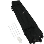 10 ft. x 10 ft. Blue Straight Leg Heavy-Duty Instant Canopy Event Tent with Rolling Bag