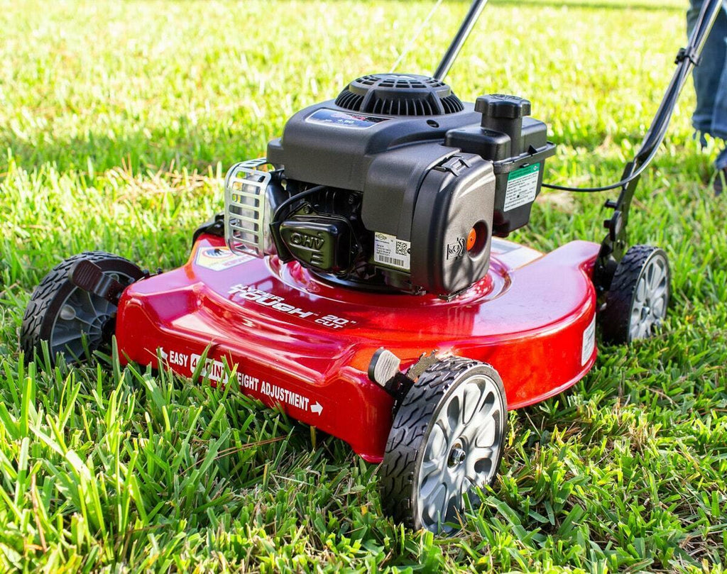 Hyper Tough 20 inch Side Discharge Push Mower with and Stratton Engine