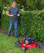 Hyper Tough 20 inch Side Discharge Push Mower with and Stratton Engine