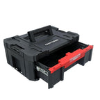 VERSASTACK Tool Box, 16.9 In. Single Deep Drawer Plastic Tool Box Organizer, Heavy Duty 16.5 Lb. Load Capacity (CMST17803)