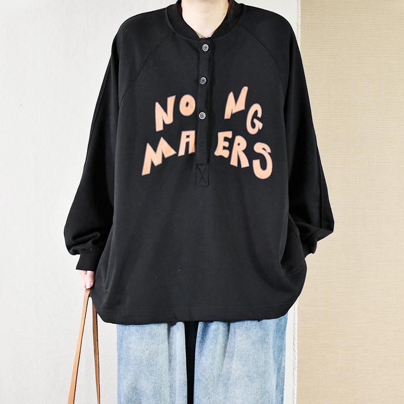 Loose Cotton Sweatshirt