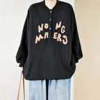 Loose Cotton Sweatshirt