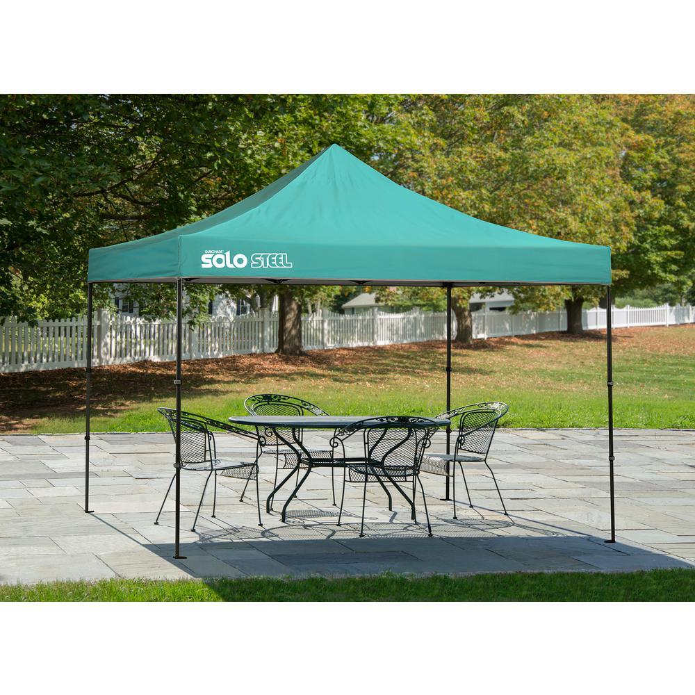 Solo100 10 ft. x 10 ft. Turquoise Straight Leg Canopy