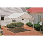 10 ft. W x 10 ft. H Max AP Compact, Fixed-Leg Canopy in White w/ Steel Frame, Best-in-Class Pipes, and Waterproof Fabric