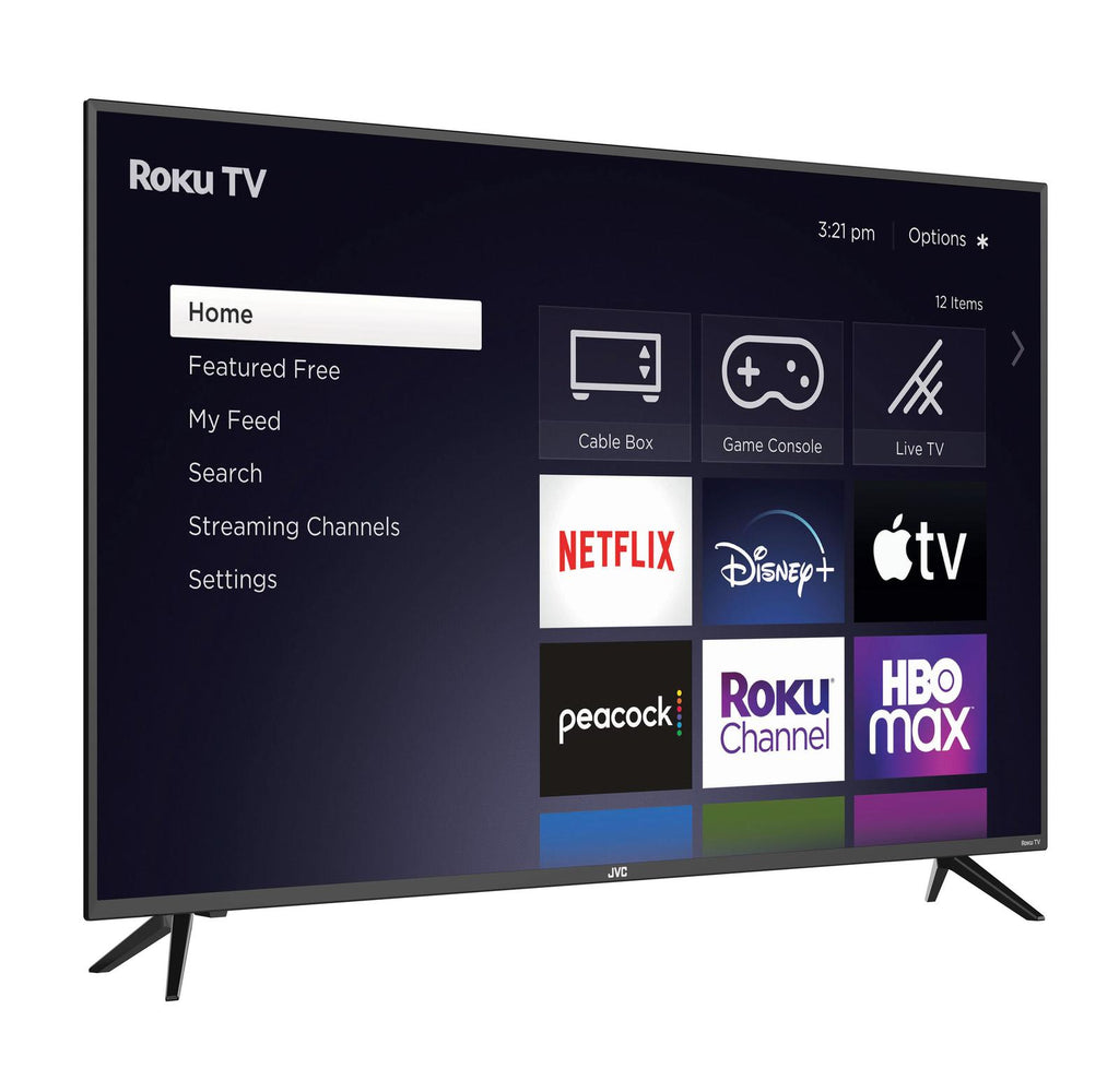 jvc 50" class 4k uhd qled roku smart tv quantum series