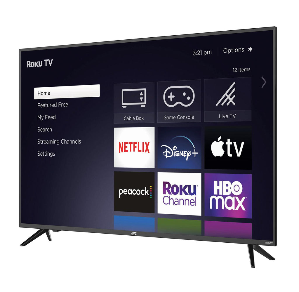 jvc 50" class 4k uhd qled roku smart tv quantum series