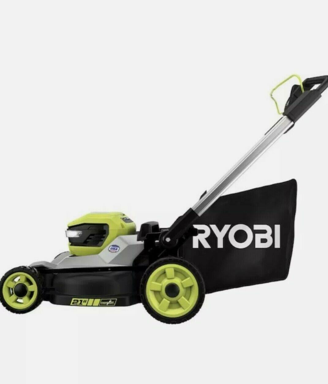 RYOBI RY401200 Push Lawn Mower Kit 21 inch 40-Volt w/ Battery and Charger $499
