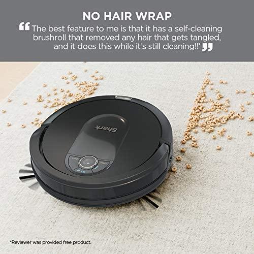 Shark AV993 IQ Robot Vacuum, Self Cleaning Brushroll, Advanced Navigation, Perfect for Pet Hair, Compatible with Alexa, Wi Fi , Black