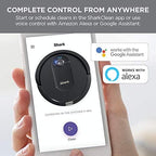 Shark AV993 IQ Robot Vacuum, Self Cleaning Brushroll, Advanced Navigation, Perfect for Pet Hair, Compatible with Alexa, Wi Fi , Black