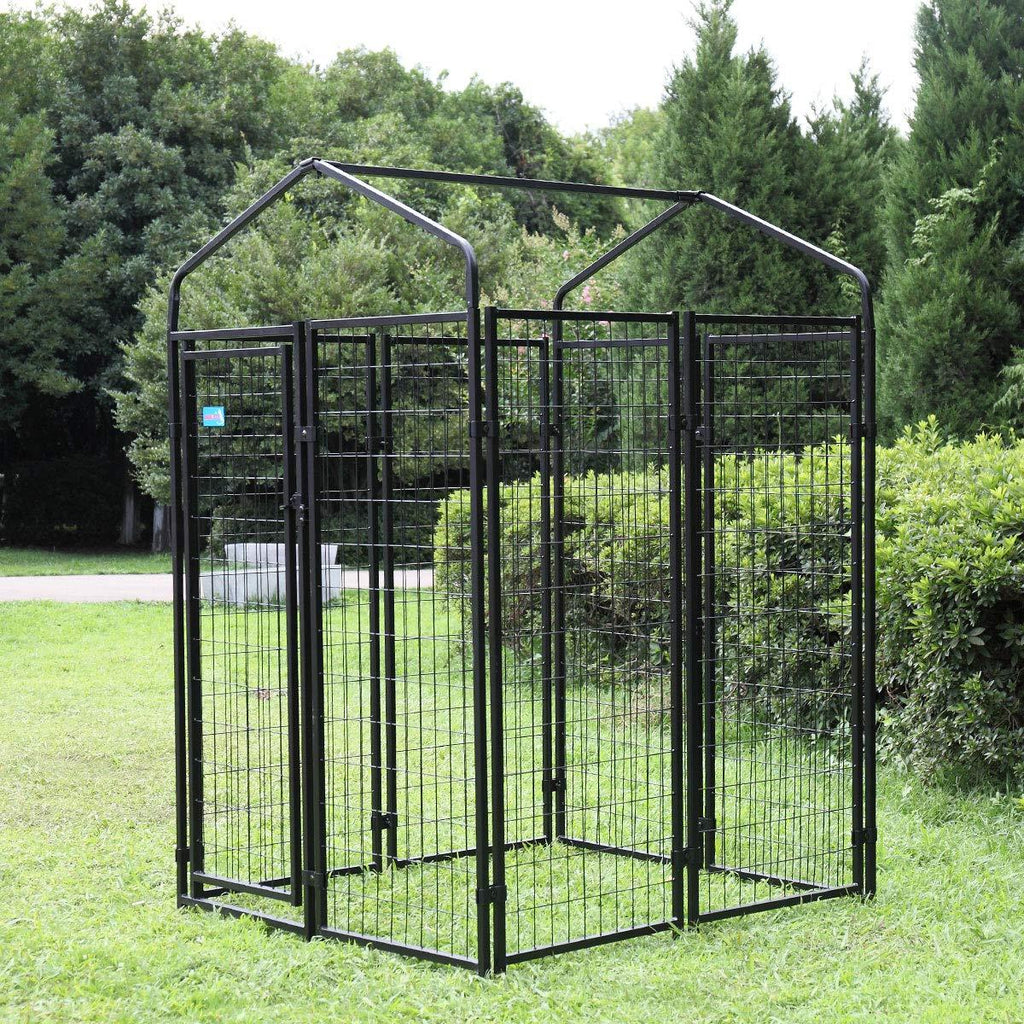 Sandinrayli Medium Outdoor Dog Kennel Cat Pet Shelter Waterproof Cover Shade Enclosure House Cage