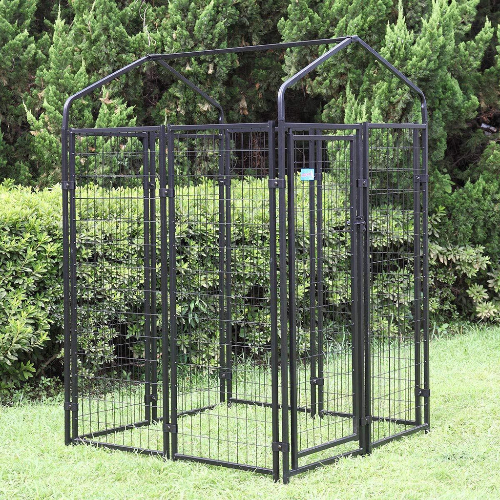 Sandinrayli Medium Outdoor Dog Kennel Cat Pet Shelter Waterproof Cover Shade Enclosure House Cage
