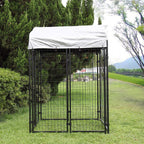 Sandinrayli Medium Outdoor Dog Kennel Cat Pet Shelter Waterproof Cover Shade Enclosure House Cage
