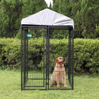 Sandinrayli Medium Outdoor Dog Kennel Cat Pet Shelter Waterproof Cover Shade Enclosure House Cage