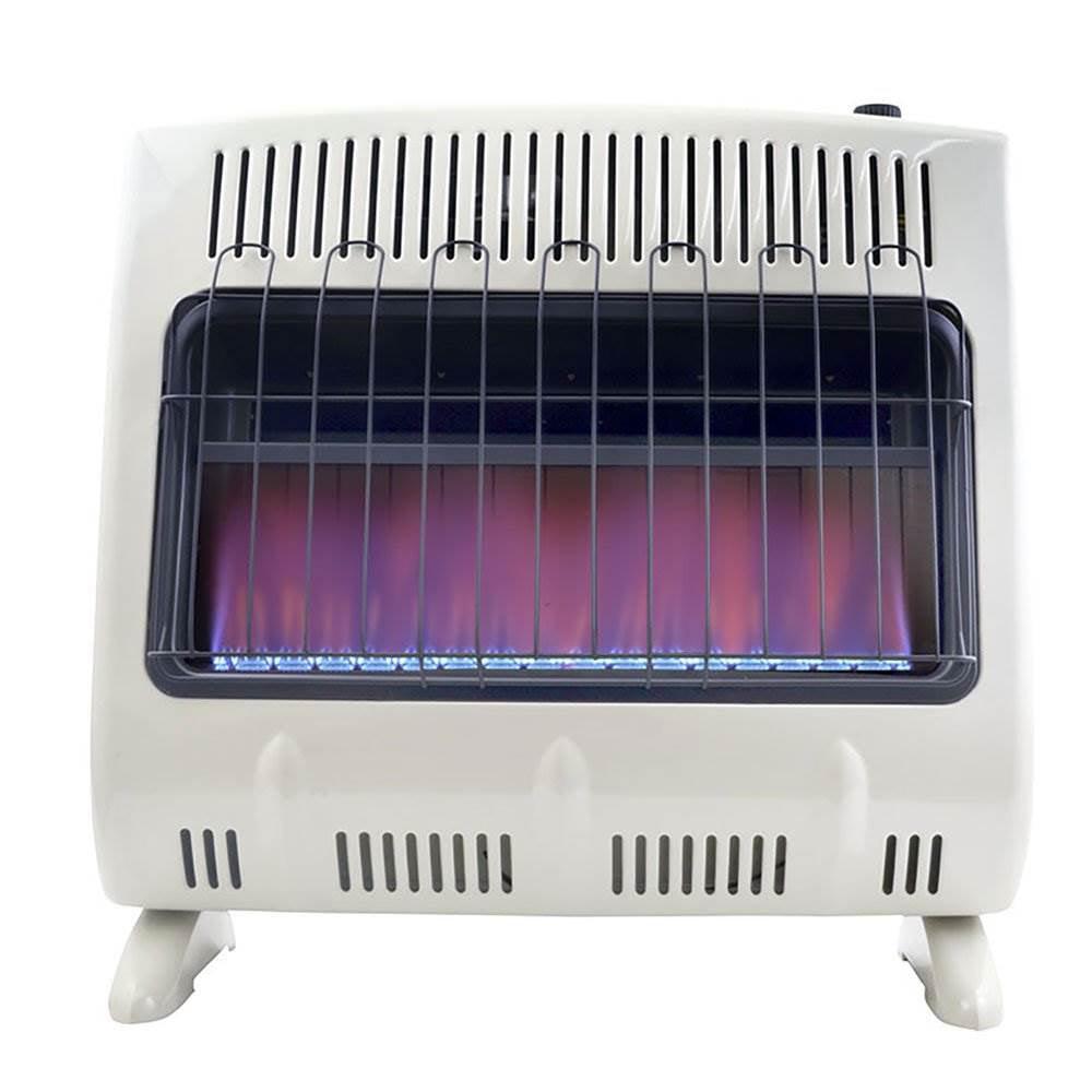 Mr Heater 20000 BTU Vent Blue Flame Propane Gas Wall or Floor Indoor Heater