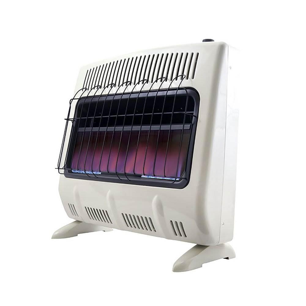 Mr Heater 20000 BTU Vent Blue Flame Propane Gas Wall or Floor Indoor Heater