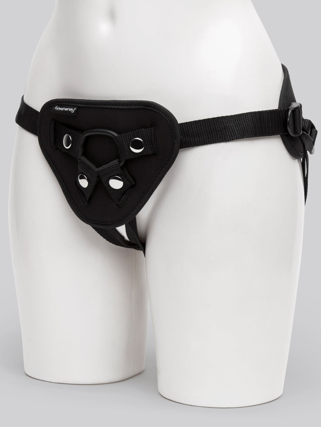 Lovehoney Full-Back Strap-On Harness , Black