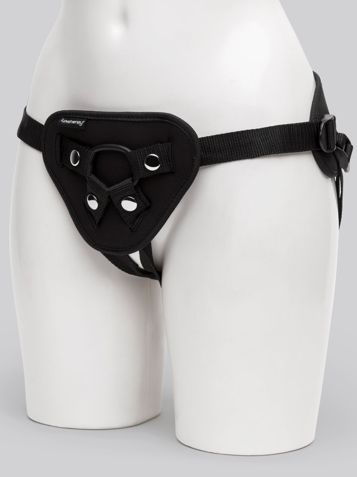 Lovehoney Full-Back Strap-On Harness , Black