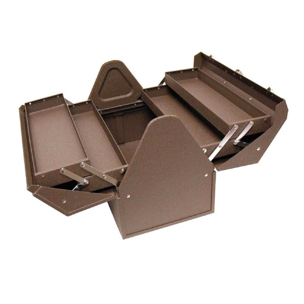 Industrial 18-Inch Cantilever Steel Toolbox, Brown Winkle Powder Coat, BW00210180